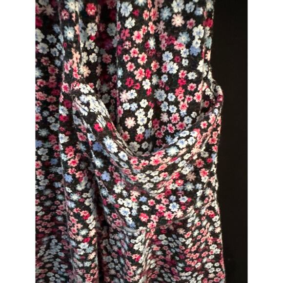 Margaret M Sporty Floral Miniskirt w/drawstring Sz L - Picture 2 of 5